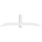Ekena Millwork Bellingham Architectural Grade PVC Gable Bracket, 96"W x 28"H x 6"D x 6"F, 7/12 Pitch GBP096X28X0606BEL00 - alternate 4